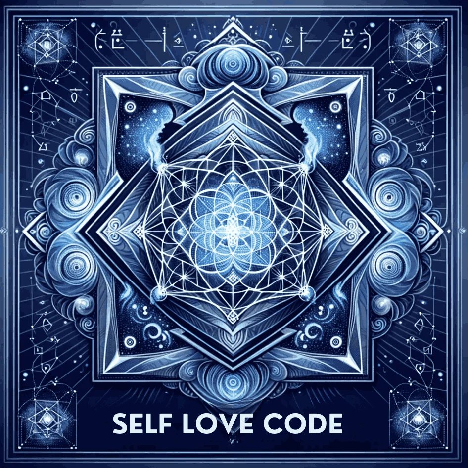 Self Love Code bonus audio featuring 396 Hz frequency for releasing fear and building self-acceptance